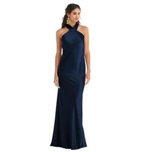 Lovely Midnight Navy Dress Medium LB025